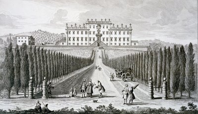 View of the Villa del Castel